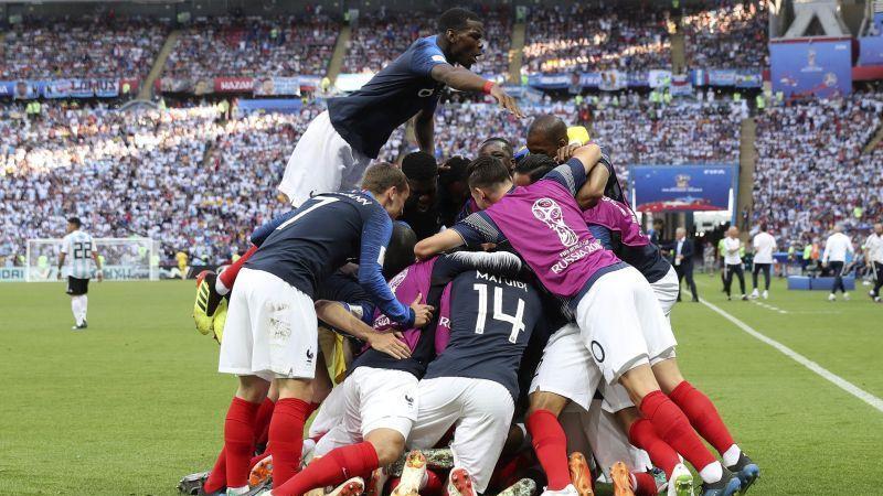 Fußball-WM: Frankreich - Argentinien 4:3