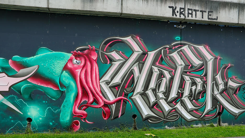 Graffiti in der Stadt Salzburg