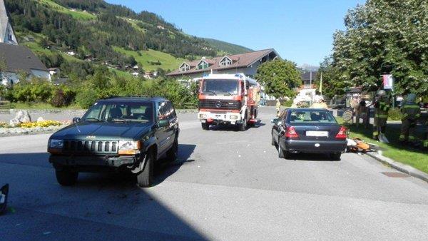 Zwei Unfälle in Bramberg