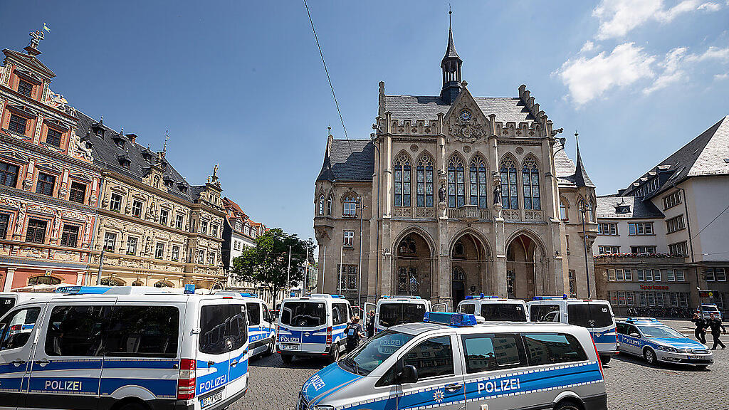 Bombendrohung in Erfurt
