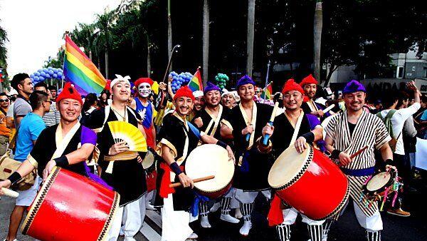 Größte Homosexuellenparade Asiens