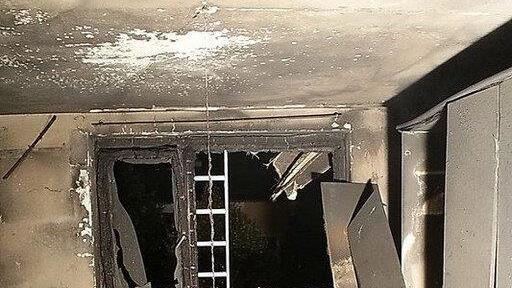 Bilder vom Schlafzimmerbrand