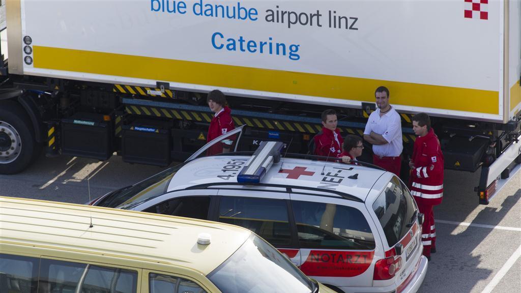 Flugzeug notgelandet