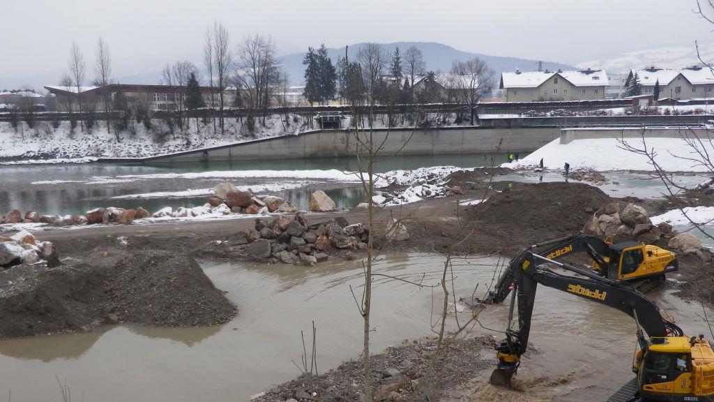 Bilder der Arbeiten am Kraftwerk