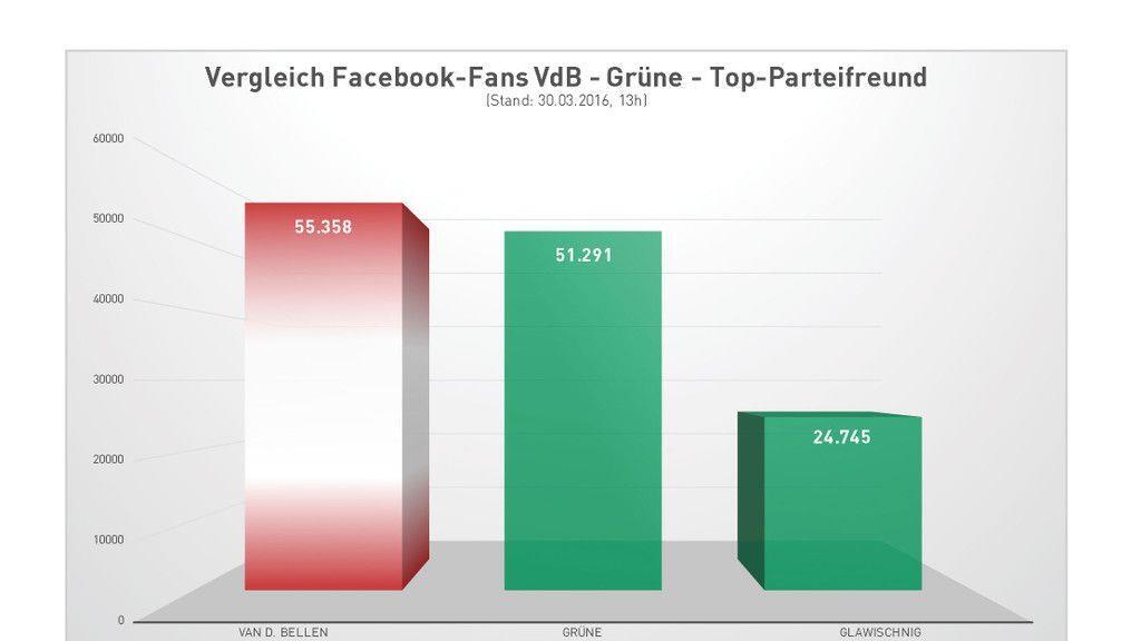 Facebook-Analyse zur BP-Wahl: Die Ergebnisse im Detail