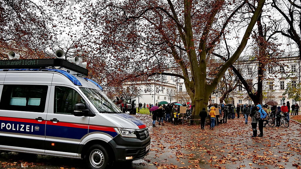 Corona-Demo Stadt Salzburg