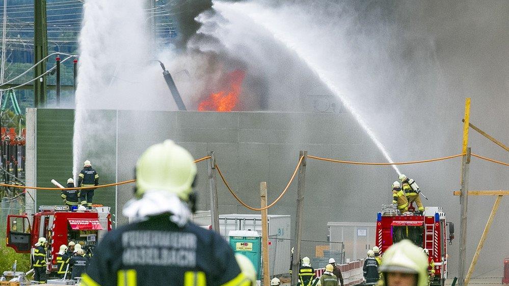 Explosionsgefahr in Umspannwerk