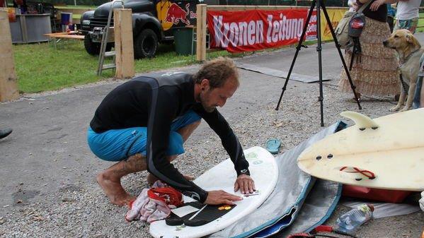 Surfen am Almkanal