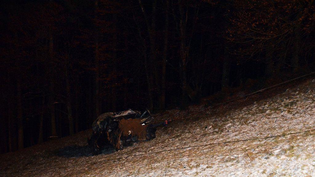 Pkw-Absturz in St. Johann