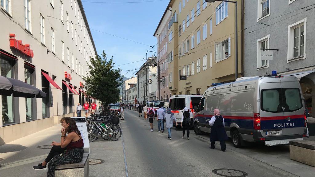 Red Bull Salzburg - Roter Stern Belgrad: Fans in der Altstadt I