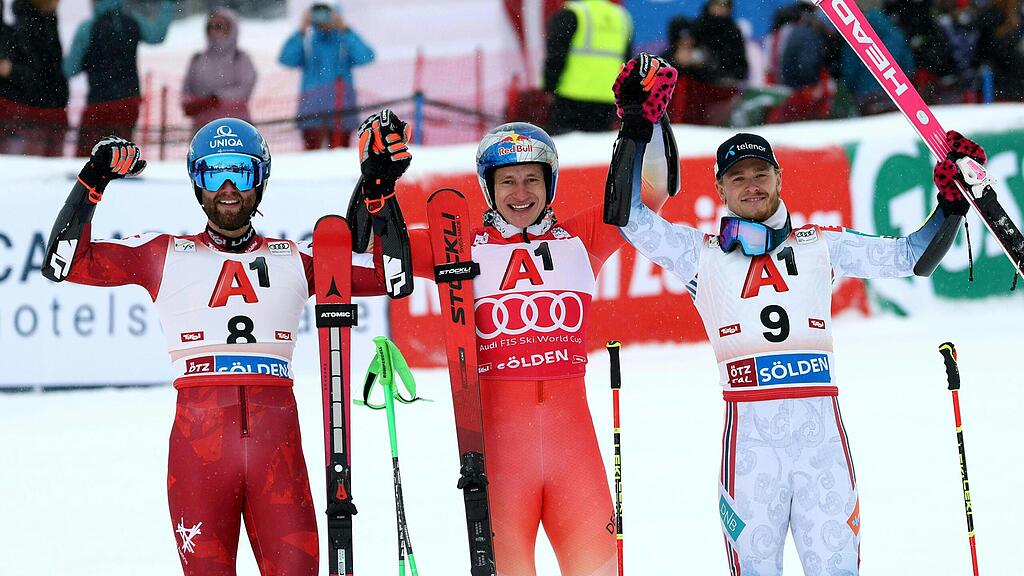 MARCO SCHWARZ (AUT) /MARCO ODERMATT (SUI) ATLE LIE MCGRATH (NOR)