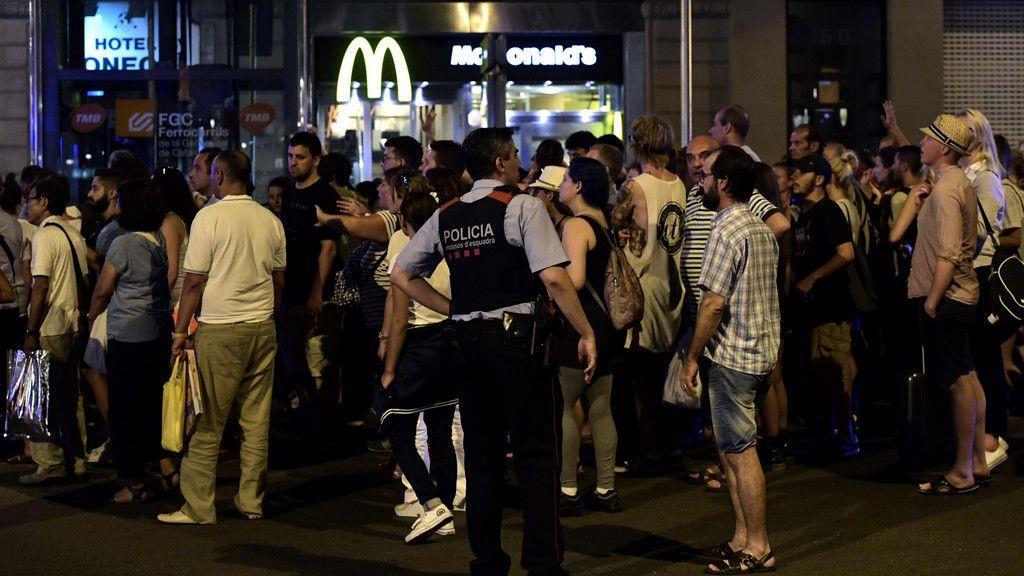 Terror in Barcelona: Bilder aus der Nacht