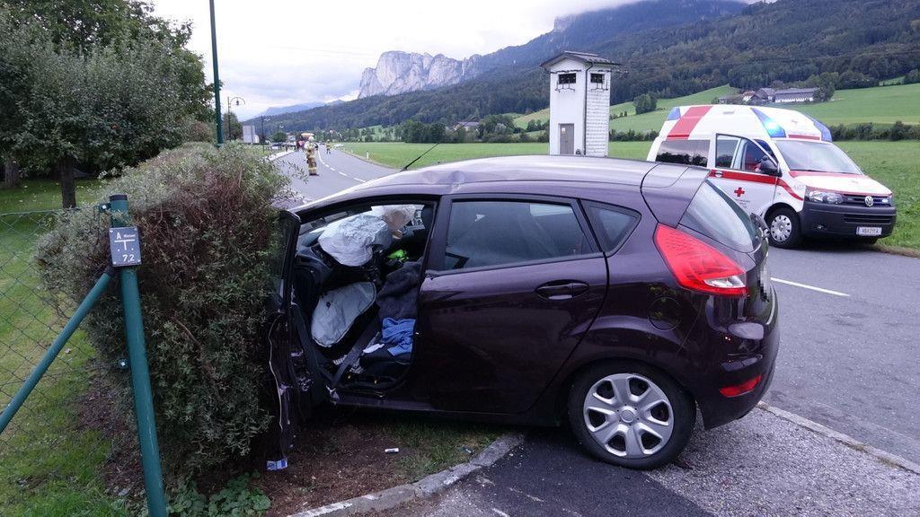 Frontalcrash auf L103 in Thalgau