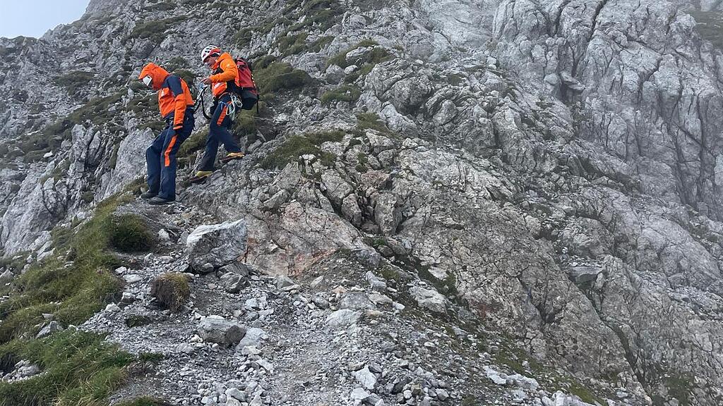 Bergrettung Klettersteig Dienten