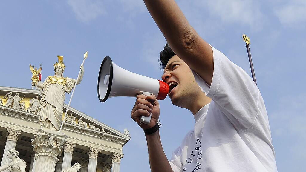 Protest Wien Meinungsfreiheit