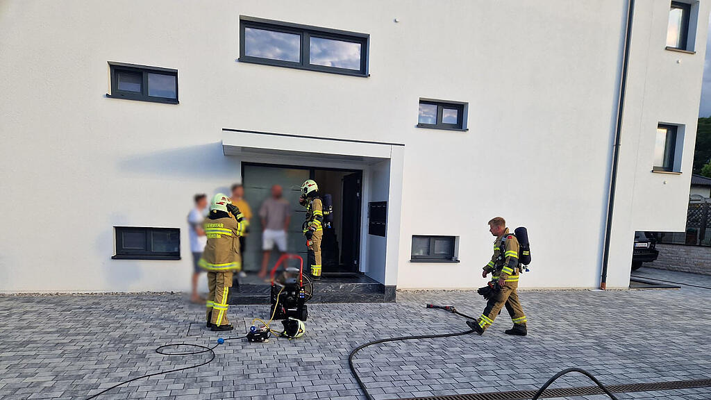 Mikrowellenbrand in Bergheim