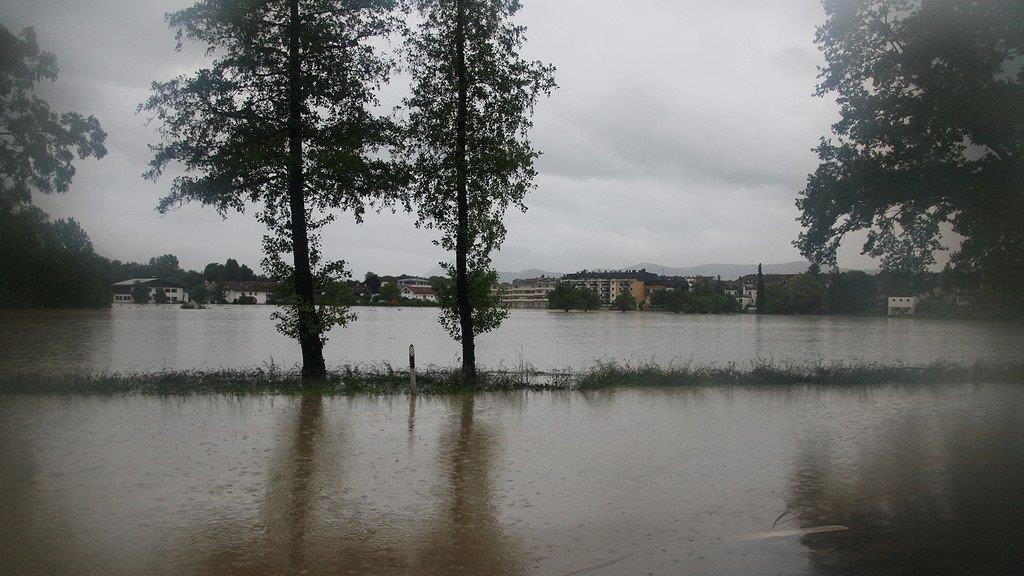 Hochwasseralarm im Lkr. Berchtesgadener Land