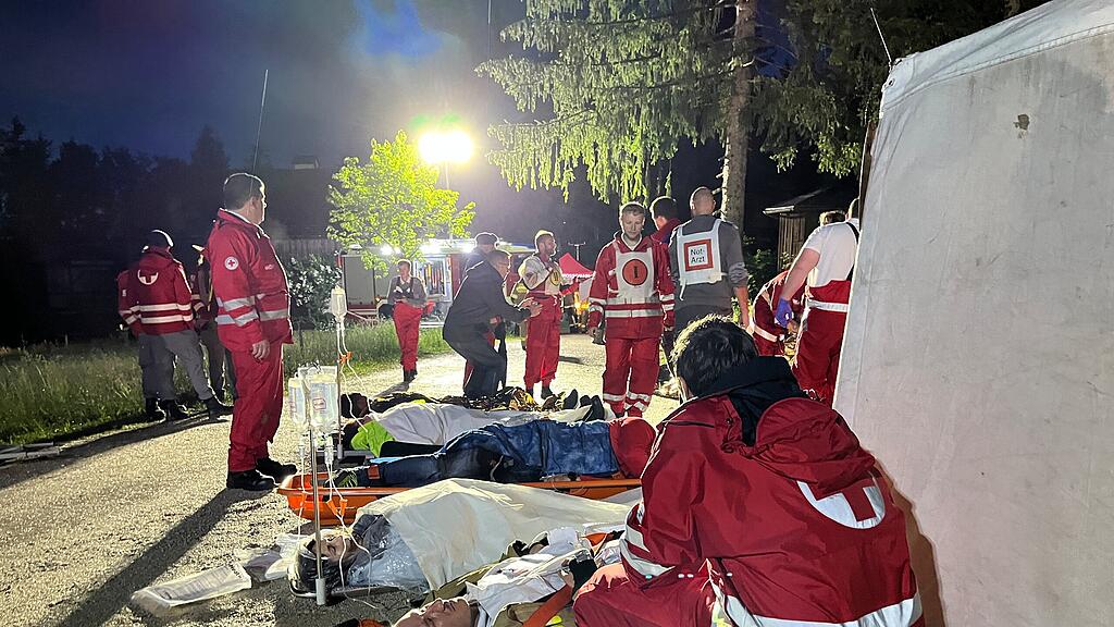 ​Katastrophen- und Großschadensübung Rotes Kreuz