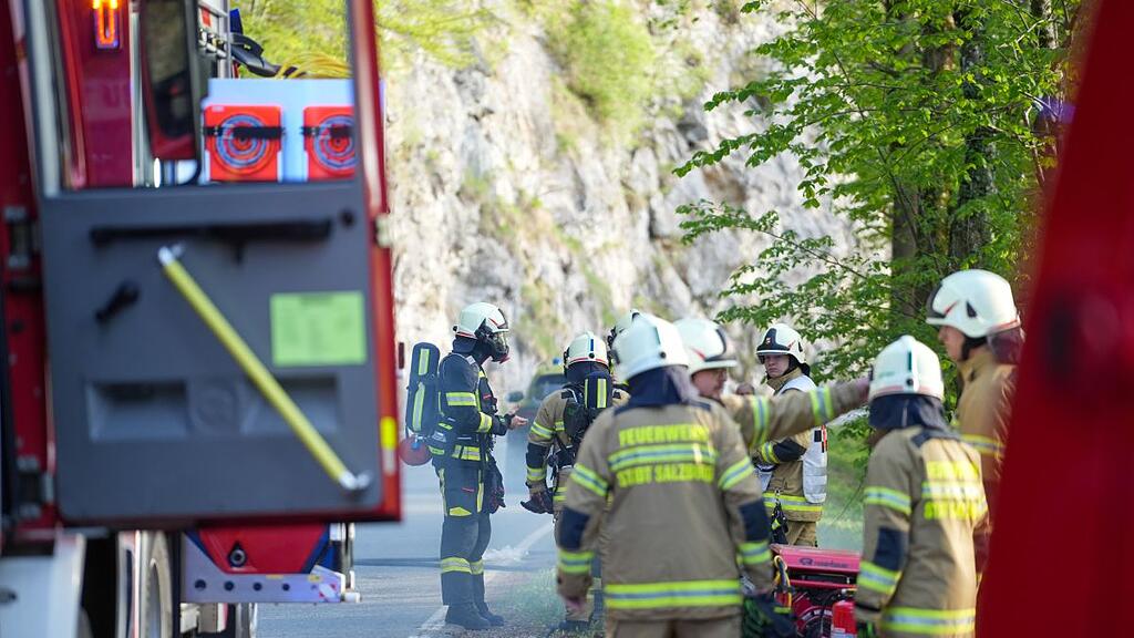 Feuerwehrübung in Guggenthal