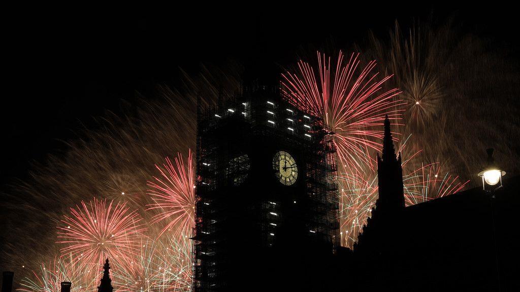 Silvester 2017 in London