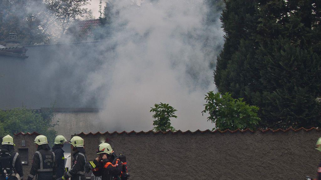 Gartenbrand in der Fasaneriestraße
