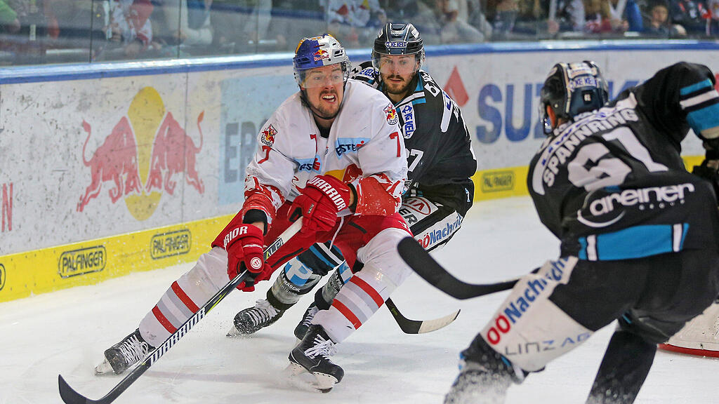 Für Salzburgs Matt Generous (weiß) und Co. geht es in Linz um die Verteidigung der 2:1-Serienführung.