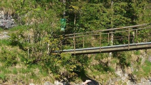 Badespaß am Almbach