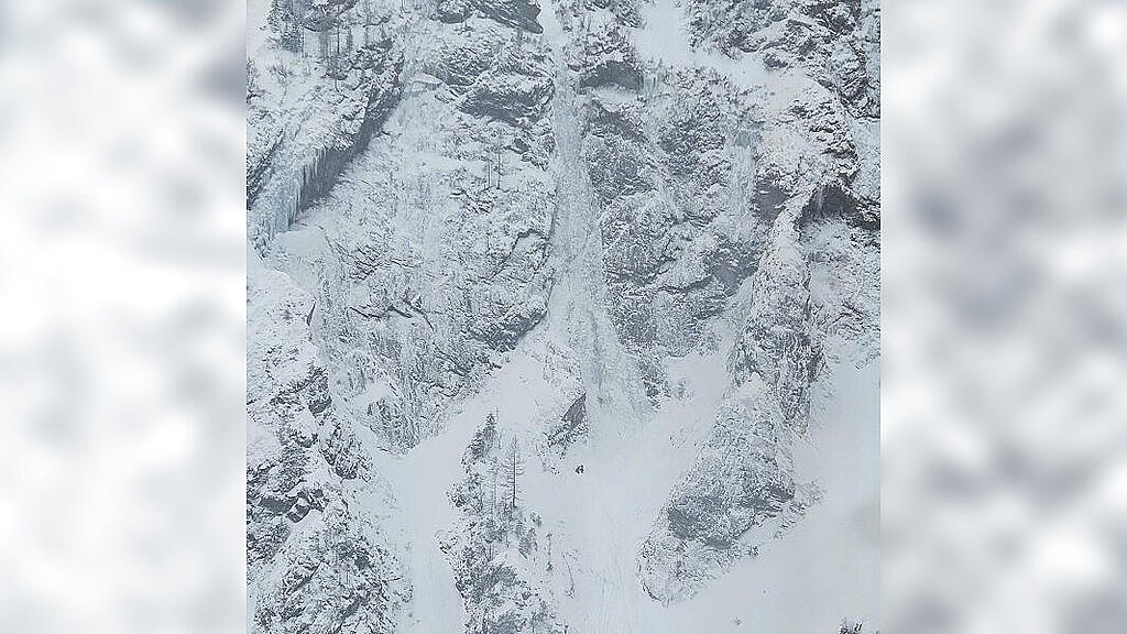 Lawinenabgang Eisfall Gastein