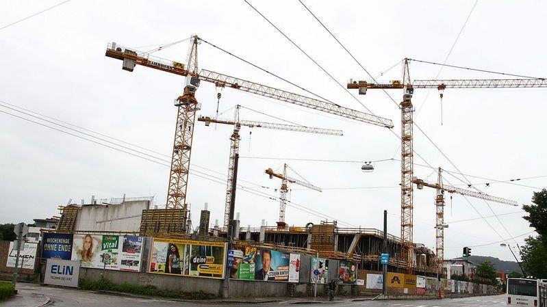 Alpine-Baustellen in Sbg