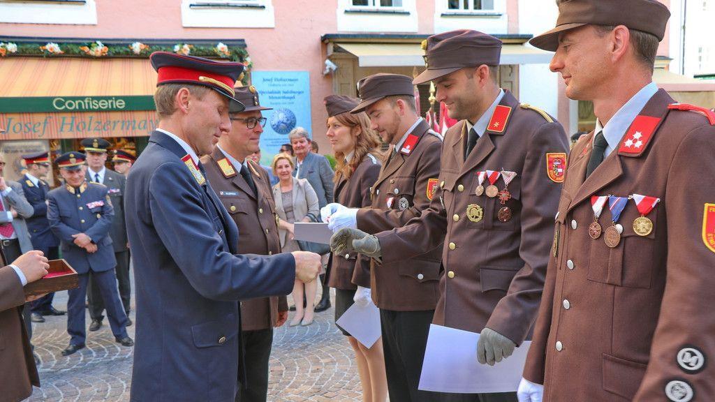 Florianifeier in der Stadt Salzburg