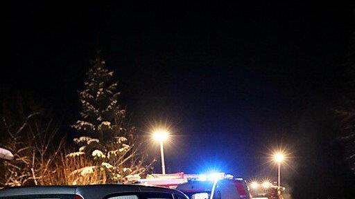 Pkw stürzt in Saalach