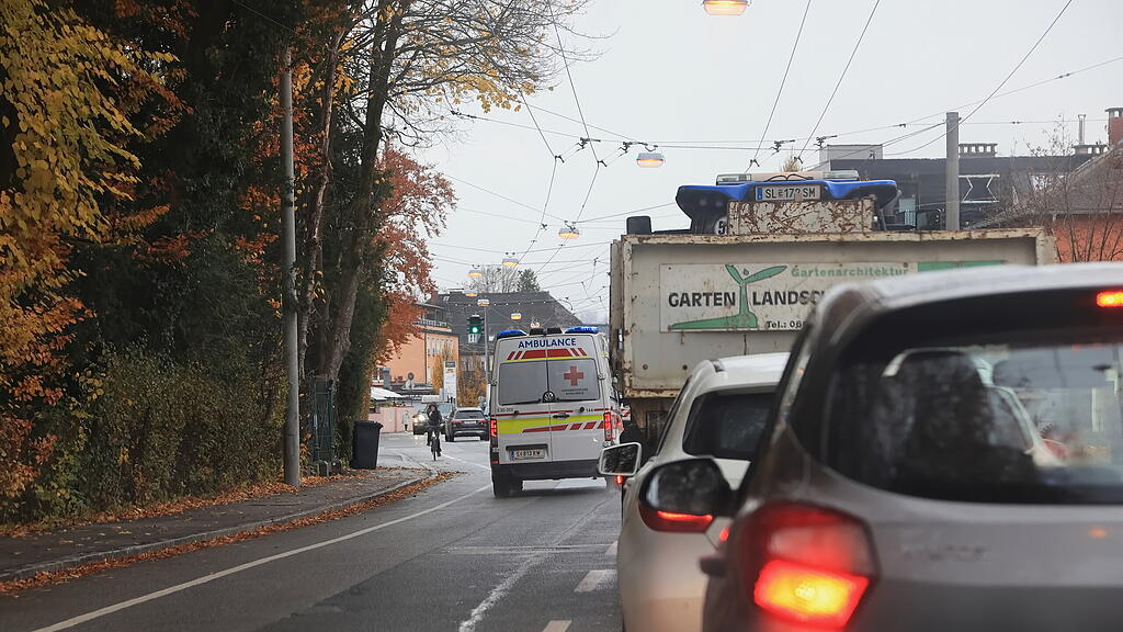 Nadelöhr für Autofahrer im Nonntal