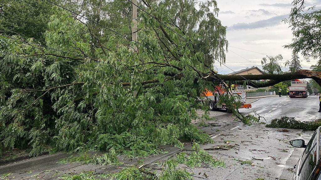 Unwetter in Salzburg sorgt für Feuerwehreinsätze