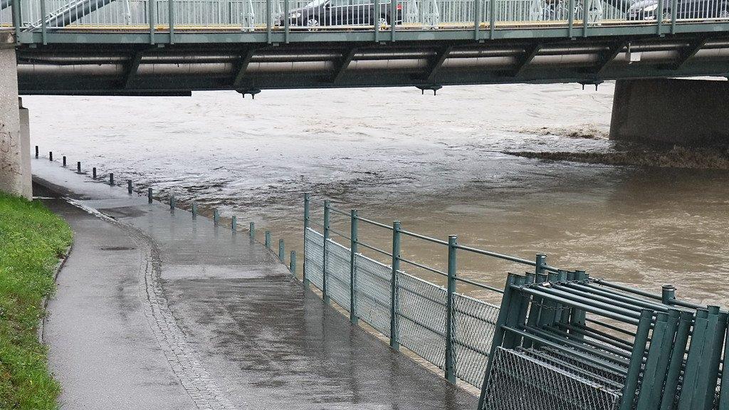 Hochwasser in der Stadt Salzburg II