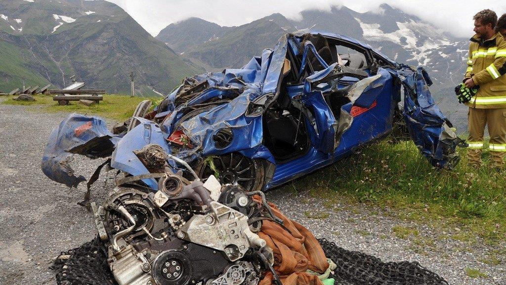 Pkw-Absturz auf der Großglockner Hochalpenstraße