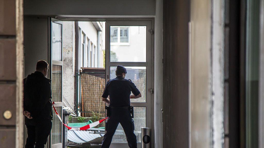 Banküberfall in Salzburg. Bilder vom Tatort