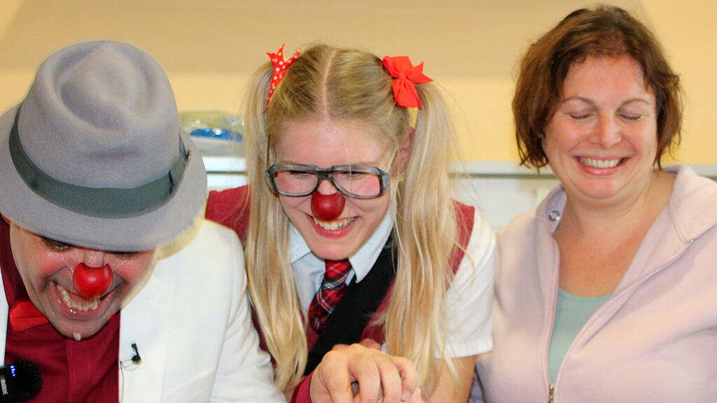 Clownvisite im Salzburger Uniklinikum