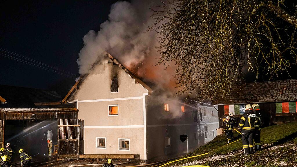 Großbrand in Burgkirchen
