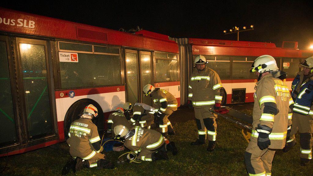 Notfallübung am Salzburger Flughafen