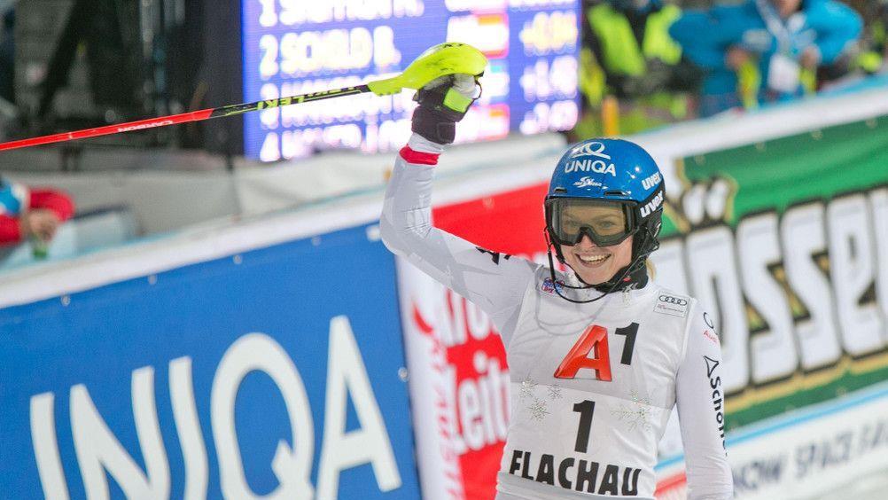 Mega-Stimmung beim Nachtslalom in Flachau