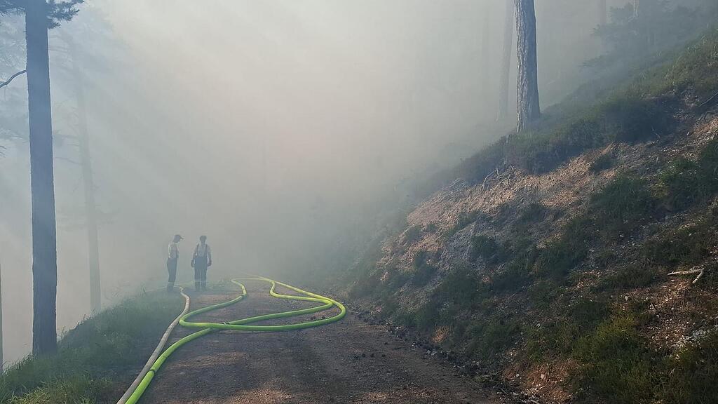 Waldbrand in der Rax