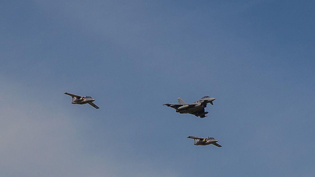 Übungsflug des Bundesheeres