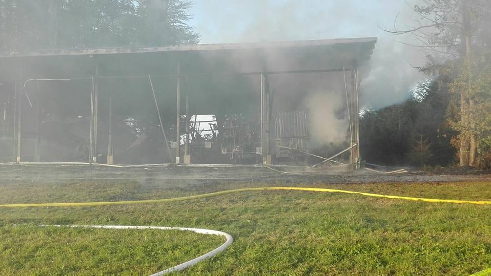 Bei dem Brand wurde niemand verletzt.