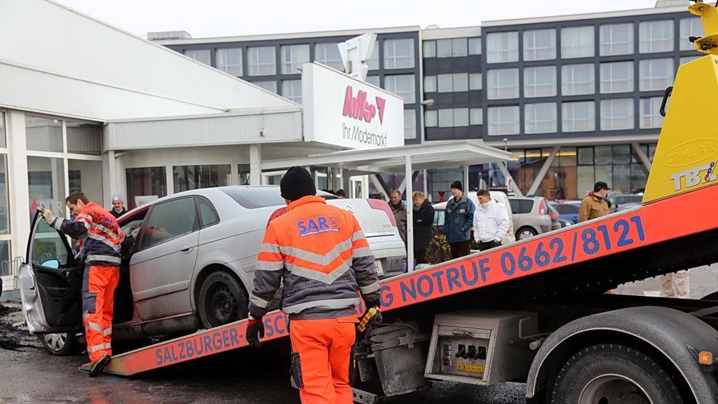 Pkw ausgebrannt