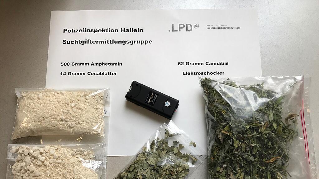 Der Halleiner hatte seine Drogen über das Internet bestellt.