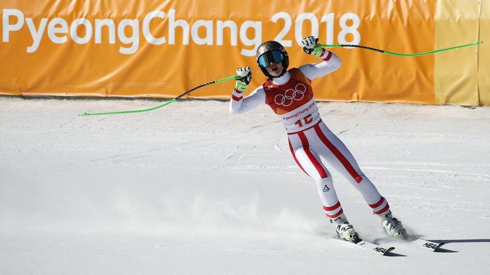 Olympia: Anna Veith holt Super-G-Silber