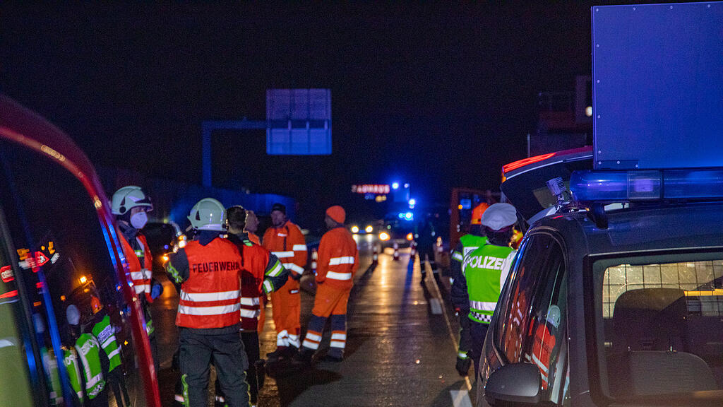 Arbeiter auf A1 erfasst