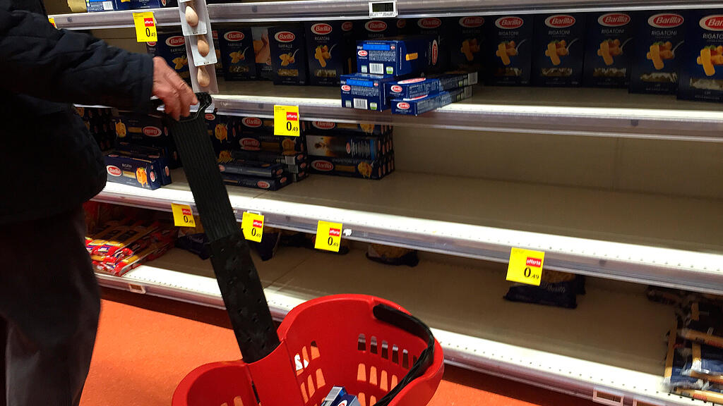 Supermarkt, Italien, Coronavirus
