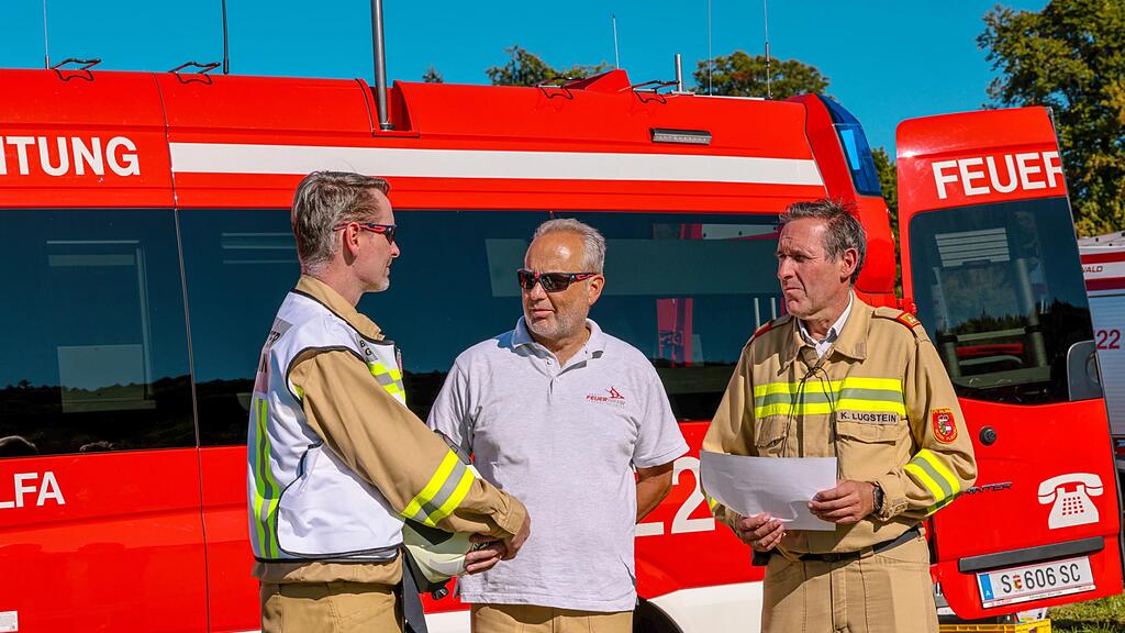 Waldbrandübung Großgmain