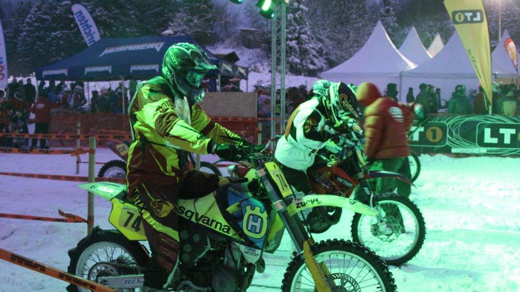 Snow Speedhill Race in Ried